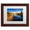 thumbnail image 3 of Trademark Fine Art "Blue Hour in Paris" Canvas Art by Mathieu Rivrin, White Mat, Black Frame, 3 of 4