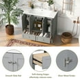 thumbnail image 5 of 36'' Bathroom Vanity with Resin Sink Combo,Solid Wood Frame Bathroom Storage Cabinet, Freestanding Vanity Set with 4 Soft Closing Doors& 2 Drawers (Same as SW000124AAE), 5 of 9