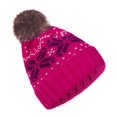 thumbnail image 3 of NMMUED Christmas Hats Christmas Beanie Knit Hat Winter Accessories for Women Warm Hat Cute Beanie with Pom Hot Pink One Size, 3 of 6