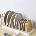 thumbnail image 1 of Wzzjkit Kitchen Gadgets Household Plastic Dish Rack Removable Storage Tray Cutlery Storage Rack Kitchen Multifunctional Pot Lid Shelf Kitchen Tools, 1 of 6