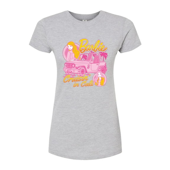Barbie - Cruisin In Cali - Juniors Fitted Graphic T-Shirt