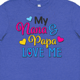 thumbnail image 4 of Inktastic My Nana and Papa Love Me with Hearts Youth T-Shirt, 4 of 5