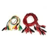 Unique Bargains Clip Test Set 15 Piece Alligator Clips Colors Wire Crimped Tester Repair