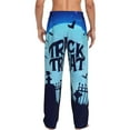 thumbnail image 6 of Cauagu Halloween Trick Or Treat Mens Pajama Pants Sleep & Lounge Pants,PJ Bottoms with Pockets-Small, 6 of 7