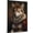Norwegian Lundehund, variant on Funny Pet Wall Art, Pet Portrait in a Royal Costume Petit Basset Griffon Vendeen Dog Painting Canvas Print Framed Artwork Rustic Dog Pictures Wall Decor for Restroom Decor
