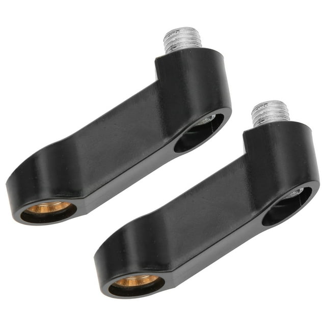 Handlebar Mirror Extender,2pcs 0.4in M10 Motorcycle Mirror Riser Handlebar Mirror Riser High-End Performance