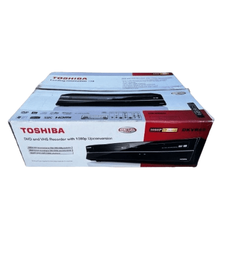 Toshiba DKVR60 DVD/VCR Combo Recorder, 1080p Resolution, HDMI Output, 1 Count