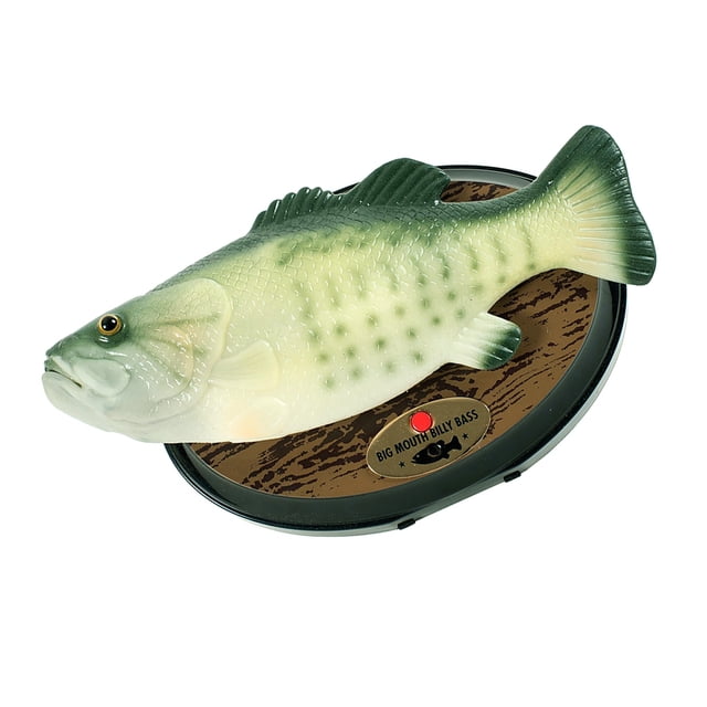 Como se ve en la televisión Big Mouth Billy Bass Singing Sensation Wall Toys Gemmy Industries 36105