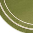 thumbnail image 2 of Nourison Essentials Indoor/Outdoor Green Ivory 4' x round Area Rug, (4 Round), 2 of 11