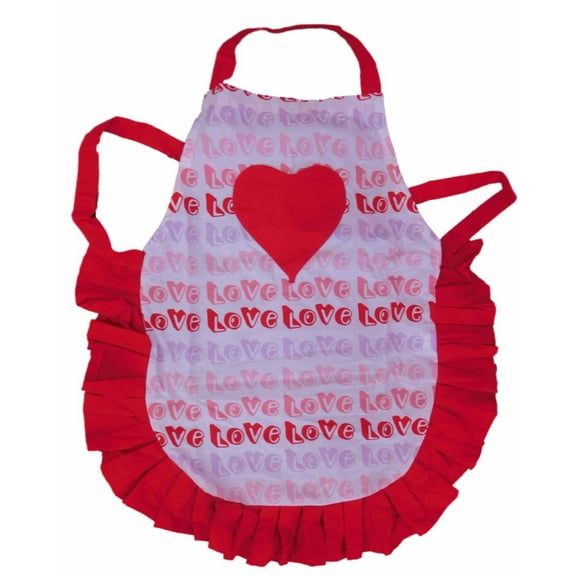 Style Share The Love Holiday Childs Apron Pretty Valentine Bib Style Cooking