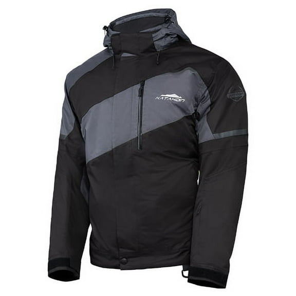KATAHDIN GEAR RECON JACKET MENS, BLACK/GREY - 4X-LARGE