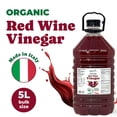 thumbnail image 2 of Food to Live Organic Red Wine Vinegar, 169 fl oz (5 L) – Italian Raw Unfiltered Wine Vinegar, Non-GMO, Vegan, No Added Sugar, Perfect for Salad Dressings, Marinades and Cooking (Pack of 1), 2 of 7