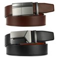 thumbnail image 6 of YOETEY Mens Belts 2 Pack, Ratchet Belts for Men - Adjustable Fit, Effortless Style 1 3/8"(35mm), 6 of 7