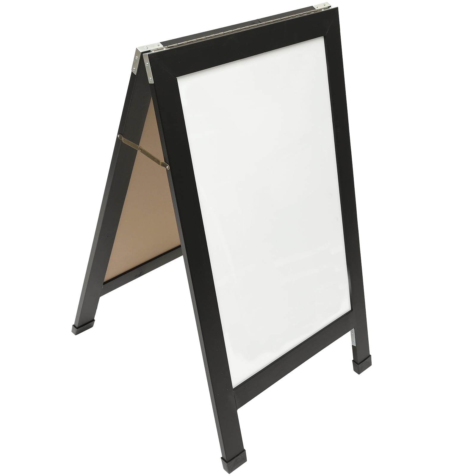 Excello Global Products Indestructible A-Frame Whiteboard, Dry-Erase Board, Presentation Board for Meetings, and Collaborative Sessions, Black, 40" x 22"