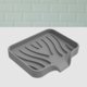 thumbnail image 3 of DQrwqpou Jabonera Silicona Soporte Esponja para Fregadero Portátil Drenable para Baño (gris), 3 of 6
