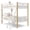 White/Natural, variant on Storkcraft Caribou Twin over Twin Bunk Bed, Espresso