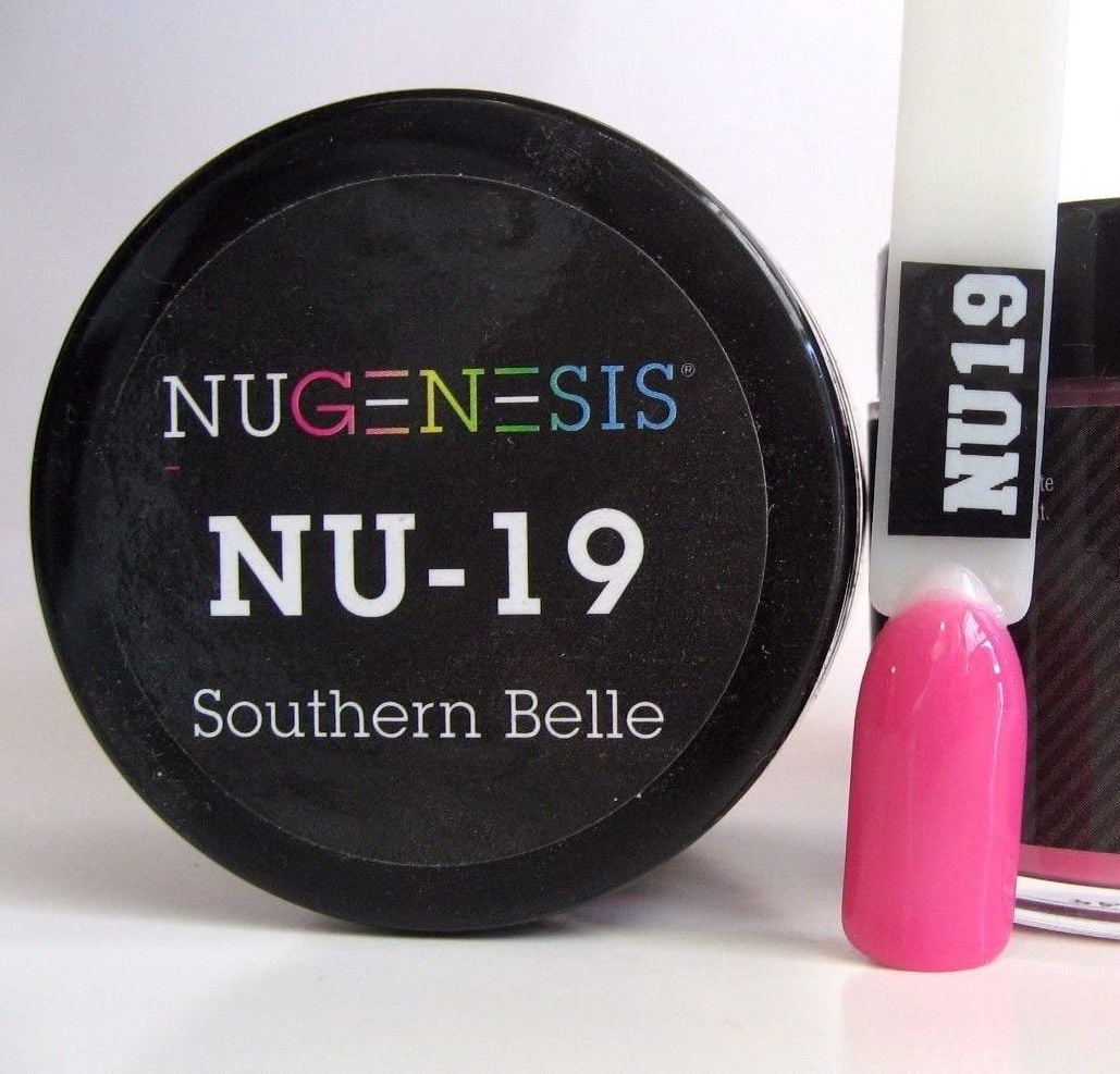 NUGENESIS Nail Color Dip Dipping Powder 1oz/jar - NU19 Southern Belle