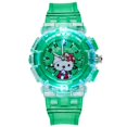 thumbnail image 3 of Reloj de cuarzo para niños con luz colorida, relojes de pulsera deportivos de color rosa luminoso para estudiantes, regalo para niñas, 3 of 3