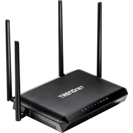 TRENDnet TEW-827DRU IEEE 802.11ac Ethernet Wireless Router - 2.40 GHz ISM Band - 5 GHz UNII Band - 2600 Mbit/s Wireless Speed - USB - Gigabit Ethernet - (Best Wireless Router For Multiple Users)