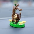 thumbnail image 6 of cpengpj Solar Dancing Animal Toys Solar Swing Monkey Cute Solar Monkey Swinging Car Bobbleheads Dancer Decorations Desktop Ornaments for Office, 6 of 8