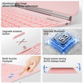 thumbnail image 4 of Kenke Keyboard Case for iPad (A16) 11th Generation 11 inch 2025,iPad 10th Generation 10.9 Inch 2022 – Magic-Style Keyboard with Multi-Touch Trackpad – Floating Cantilever Stand – Magnetic Case, Pink, 4 of 9
