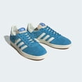 thumbnail image 4 of Ad-id-as Gazelle Originals Casual Shoes Aqua Blue White GY7337, 4 of 6