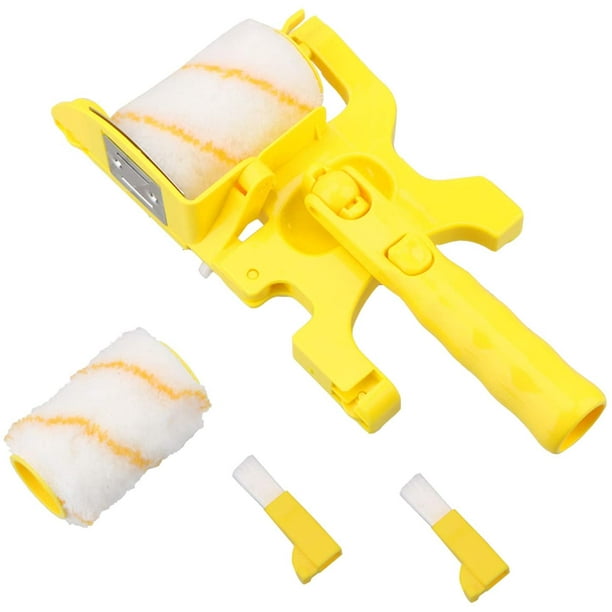 Paint Roller Brush Portable Paint Rollers Multifunctional Clean Cut Paint Edger Roller Brush Home Improvement Tools Painting supplies for wall