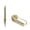 Gold Green, variant on Brass Hoop Earrings Rhinestone Safety Pin Clip Silver Clear Fashion Jewelry Z313