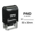 thumbnail image 1 of Printtoo Self Inking With Text Paid By Date And Sign Space Office Stationery Rubber Stamp-Black, 1 of 1