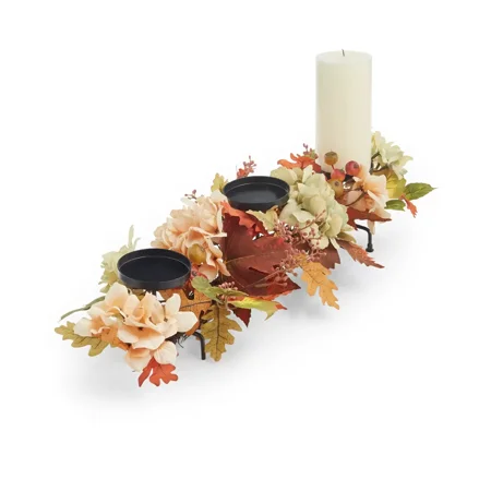 Martha Stewart Collection Floral Centerpiece, Multicolor, 28″