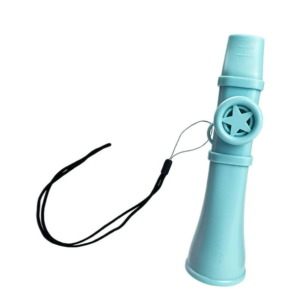 Kazoo Flauta Decoraciones para fiestas Juguete educativo ligero y portátil Musical para niños azul