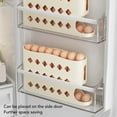 thumbnail image 4 of 30 Huevos Soporte Para Huevos Con Ruedas Para Refrigerador Organizador Automático De Huevos Con Ruedas Estante Para Huevos De 4 Niveles Ahorro De Espacio Dispensador De Huevos De, 4 of 7