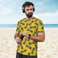 thumbnail image 4 of Wukai Summer Pineapple Print Men's Short-Sleeved Mesh T-Shirt,Quick-Dry Short Sleeve Workout T-Shirt-Medium, 4 of 8