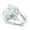 Silver, variant on Rings for Women 3PCS Ring Set Natural Turquoise Diamond Rings Mother's Day Birthday Jewelry For Women Gift for Women