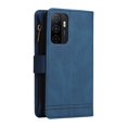 thumbnail image 4 of SaniMore Case for Samsung Galaxy A33 5G 6.4" 2022, PU Leather Zipper Wallet Cover [RFID Blocking] Card Slot Magnetic Clsap Flip Folio with Wrist/Crossbody Strap Kickstand Full Protective Cover, Blue, 4 of 16