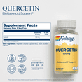 thumbnail image 2 of Solaray Quercetin 500 mg, Supports Sinus, Respiratory, Immune Function & Normal, Healthy Uric Acid Levels,  90 VegCaps, 2 of 6