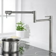 thumbnail image 3 of Pot Filler Deck Mount,Brushed Nickel Finish with Extension Shank and 20" Dual Swing Joints Spout Sumerain, 3 of 15