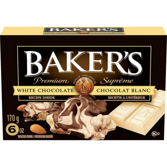 Baker's 100% Pure Premium White Chocolate Baking Bar