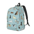 thumbnail image 4 of Geaub dog pets durable canvas backpack: stylish, lightweight, and spacious with adjustable straps, 4 of 7