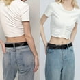 thumbnail image 3 of Women's Belt Pure Top-Grain Genuine Leather Vintage Versatile Pants Belt Wipe Color Wide Soft Genuine Leather Contrast Color Women's Genuine Leather Belt, 3 of 22