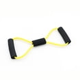 thumbnail image 1 of Banda de resistencia en forma de 8, banda de resistencia para fitness con asas, banda elástica para fitness, banda elástica para fitness, ejercicio familiar, fisioterapia, entrenamiento de fuerza, 1 of 5