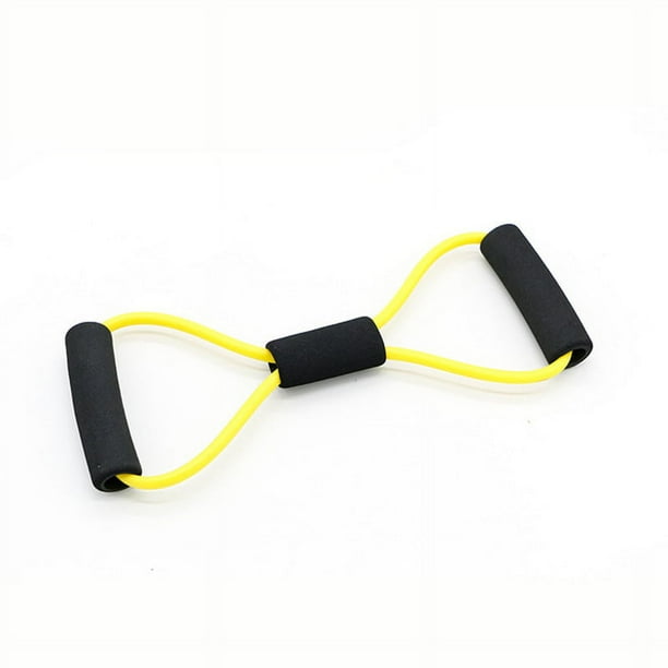 Banda de resistencia en forma de 8, banda de resistencia para fitness con asas, banda elástica para fitness, banda elástica para fitness, ejercicio familiar, fisioterapia, entrenamiento de fuerza