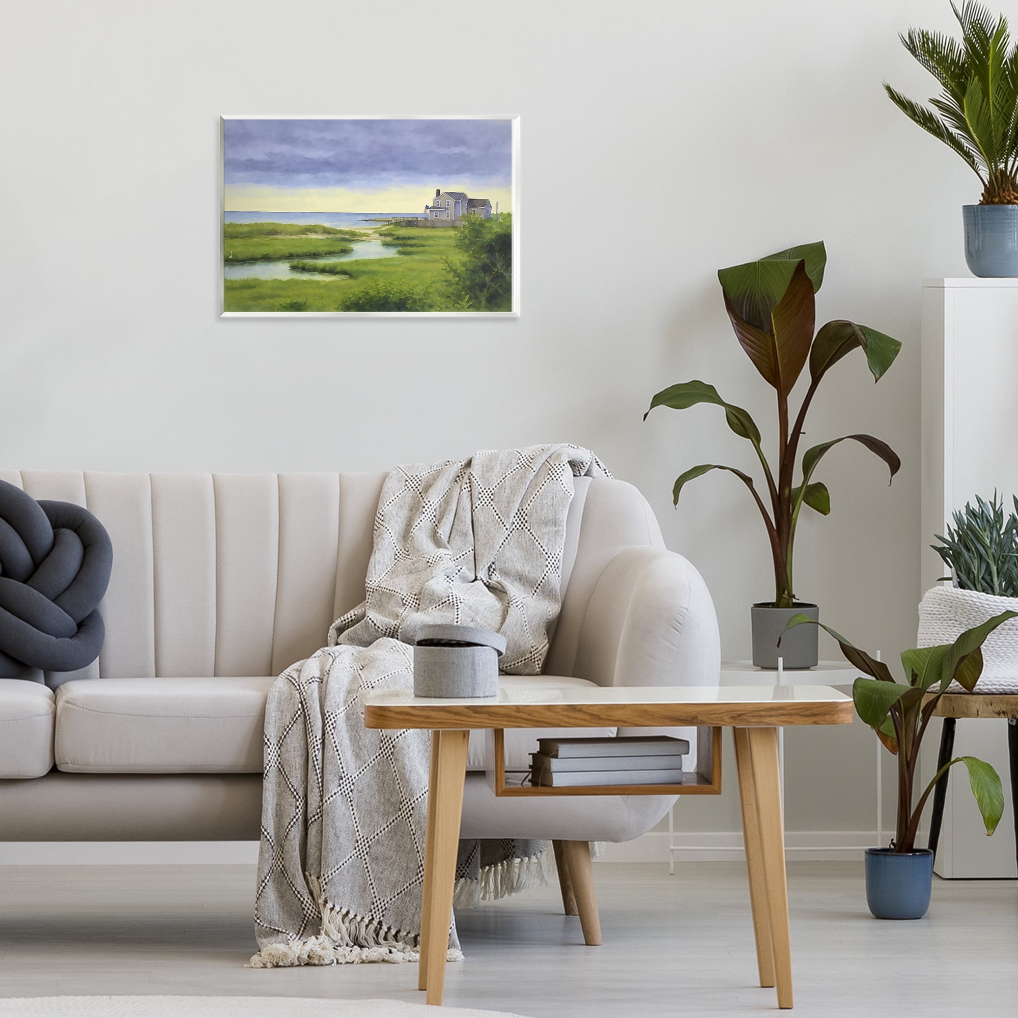 Stupell Industries Marshside Serenity on Cape Wall Plaque Art, design by Grotto Studios