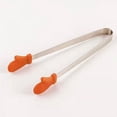 thumbnail image 4 of 3PCS Mini Tong, Hand Shape Silicone Food Tongs, 5Inch Kid Tongs for Sugar Cubes, Serving Food, Colorful Kitchen Tongs Perfect for Kids by Hovesty, 4 of 5