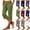Army Green, variant on Sexlip Womens Cropped Pants Summer no roll waist full length lightweight fabric easy care outdoor suitable for summer outing White S
