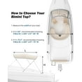 thumbnail image 5 of KEMIMOTO Bimini Top Boat Cover for 6ft 55''-78'' W 600D Marine Grade Canvas, 5 of 10