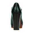 thumbnail image 4 of XYD Women Classic Platform Chunky High Heels Ankle Boots Pointed Closed Toe Side Zipper Booties Dressy Shoes Size 8.5 Dark Green, 4 of 4