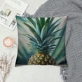 thumbnail image 2 of PRATYUS Pineapple Pillow Cover,Decorative Throw Pillow Pineapple Top Pillow Cases Outdoor Indoor Square Cushion Covers for Home Sofa Couch Green 18x18in, 2 of 5
