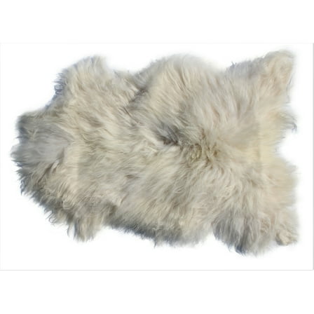 Salvani Genuine Icelandic Sheepskin Rug Throw – shade of white
