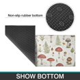thumbnail image 6 of Mushroom and Fern White Pattern Anti Fatigue Kitchen Rugs Set Of 2, Non Slip Washable Decorative Floor Mats for Kitchen Sink Laundry, 17"x30" and 17"x47", 6 of 6